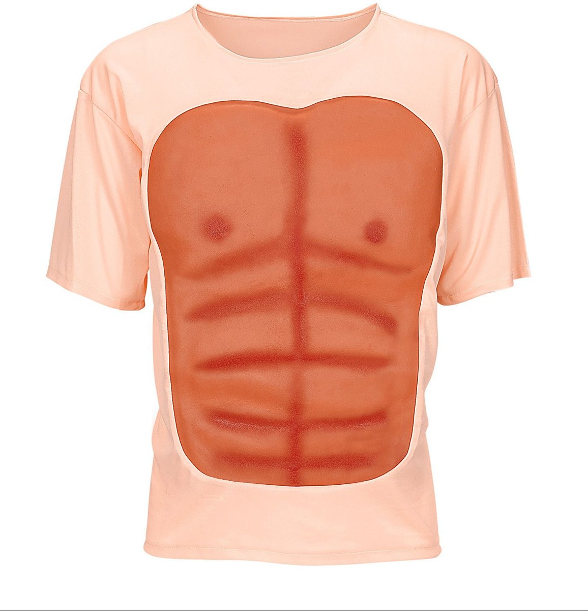 Chippendales Kostuum | Sixpack Spieren Torso T-Shirt | Man | False | Carnaval kostuum | Verkleedkleding